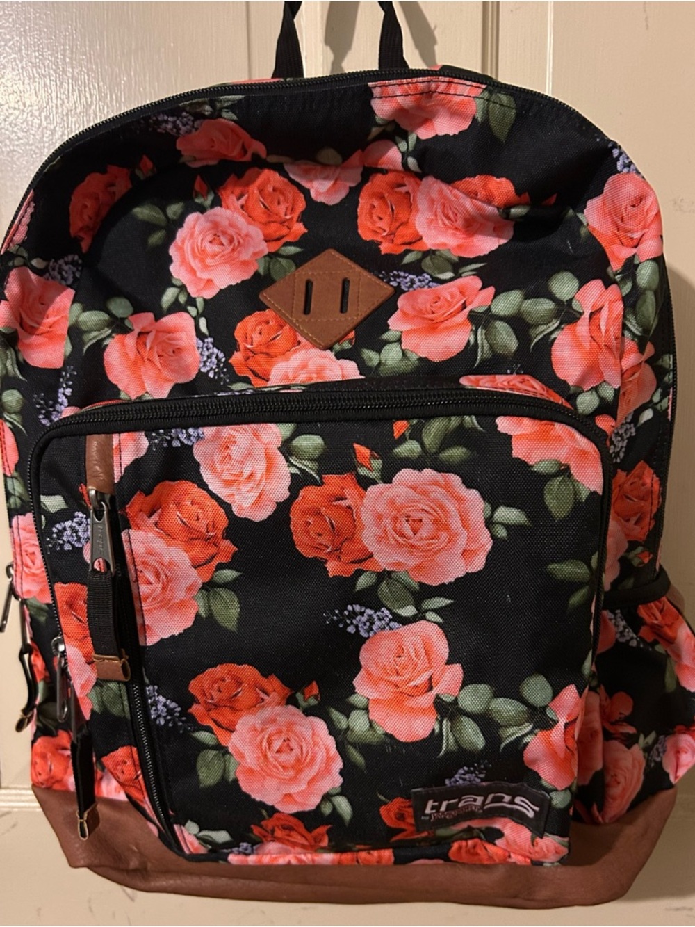 Jansport Floral Rose Print Backpack